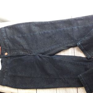 Pilcro High rise denim gold sparkle embellished leggings